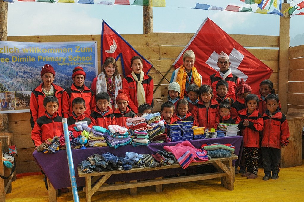Carina Cashmere Hilfsprojekte in Nepal