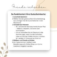 Gutschein für Carina Cashmere